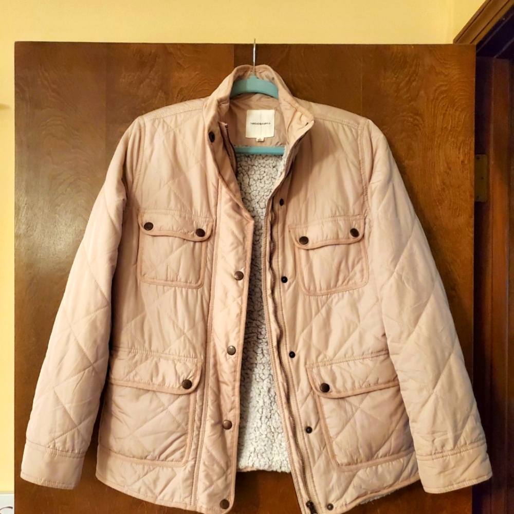 Thread And Supply Womens Fleece Jacket size Small